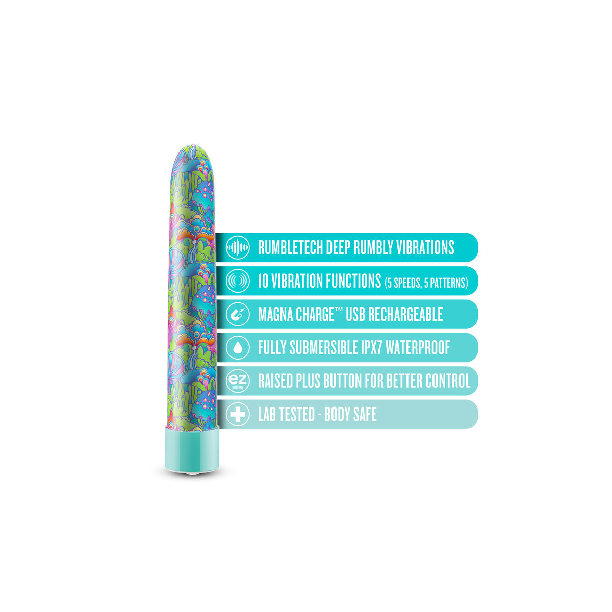 Kuul-vibraator Blush Limited Addiction Roheline